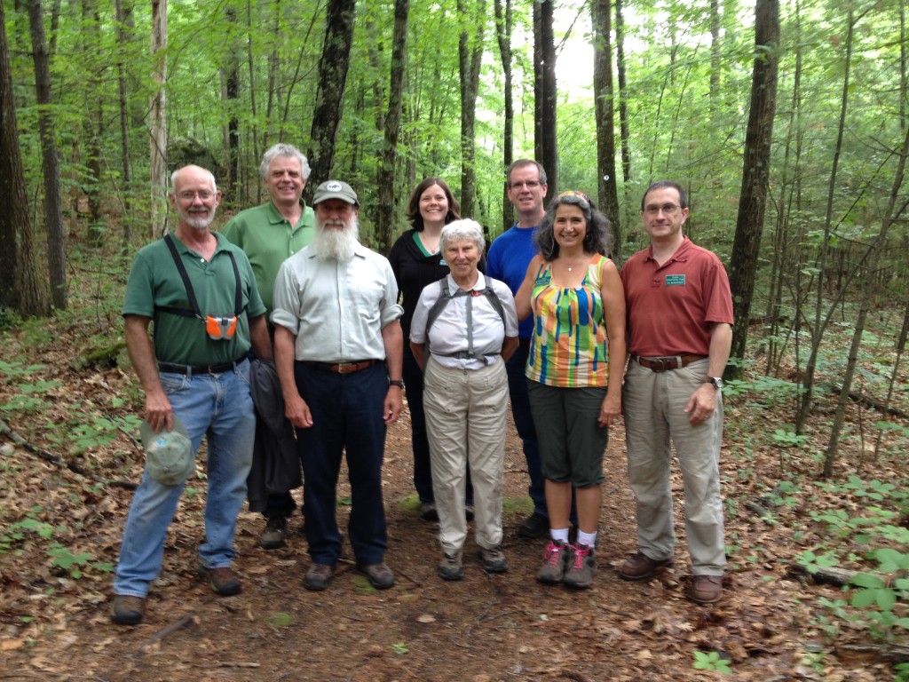 Tom Wessels with GCT Trustees and Marion Stoddard